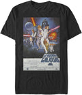 STAR WARS El Poster Men's Tops Short Sleeve Tee Shirt T-Shirt | Premium Quality