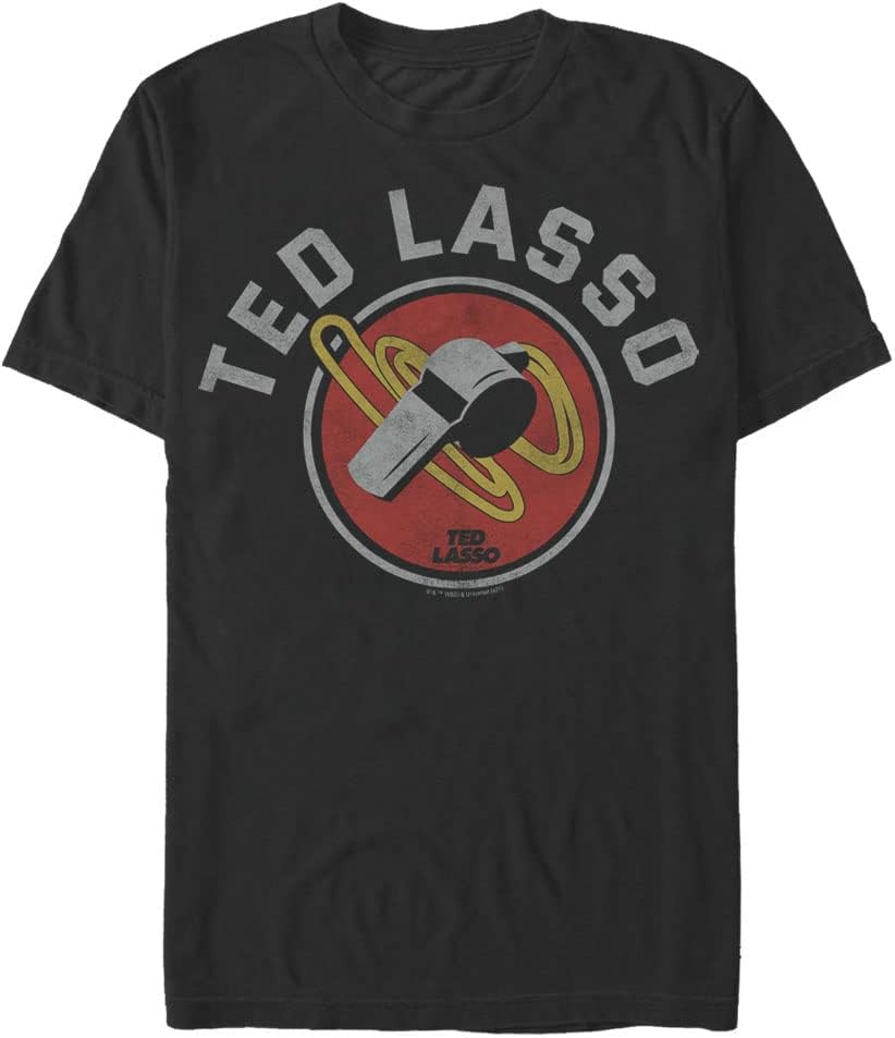 Ted Lasso Big & Tall Coach Whistle Men's Tops Short Sleeve Tee Shirt T-Shirt | Aesthetic Streetwear