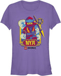 Fifth Sun Women's Lego Ninjago NYA Badge Junior's Short Sleeve Tee Shirt T-Shirt | Aesthetic Streetwear