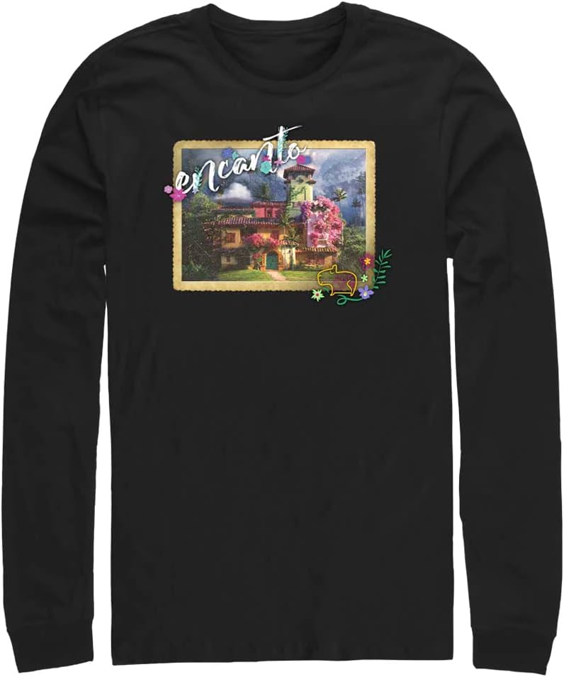 Disney Big & Tall Encanto Photo Men's Tops Long Sleeve Tee Shirt T-Shirt | Best Seller