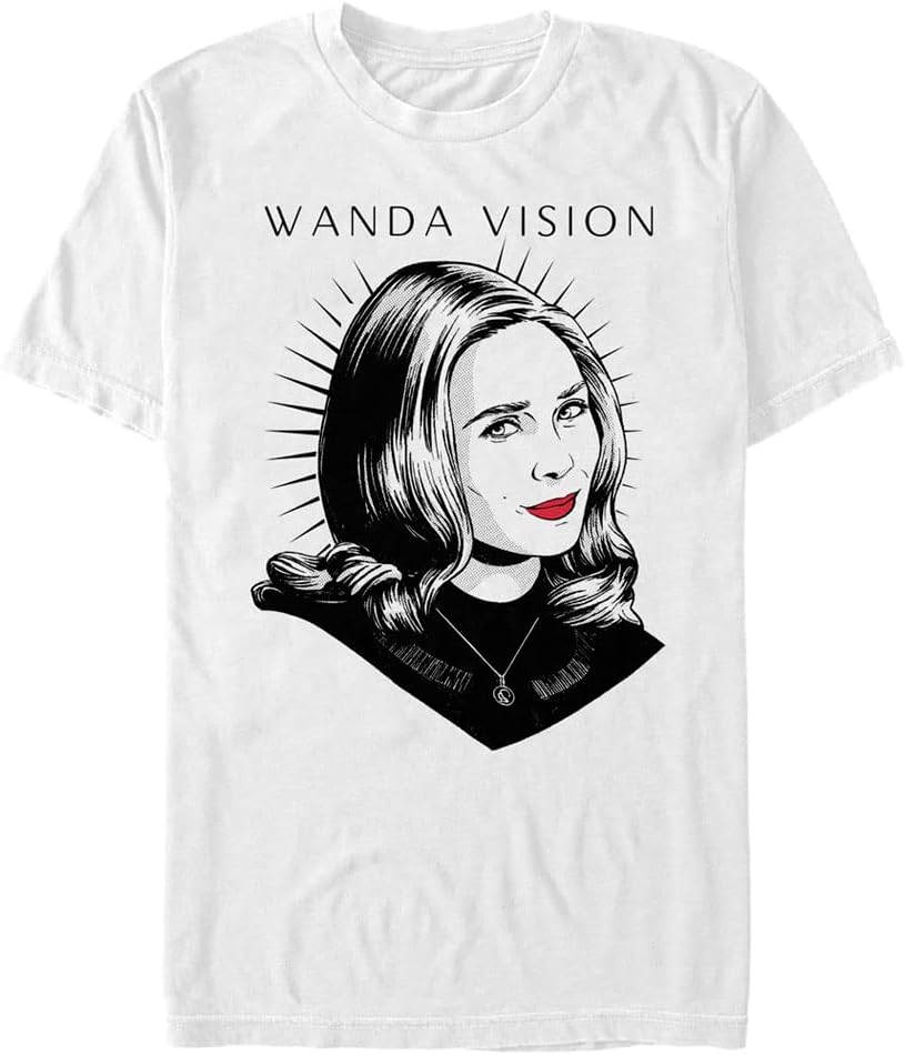 Marvel Big & Tall Wandavision Red Highlight Men's Tops Short Sleeve Tee Shirt T-Shirt | Trending 2025