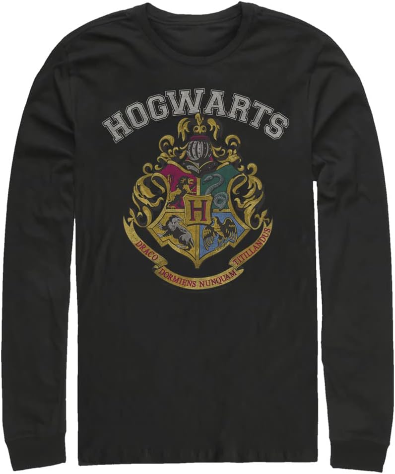WARNER BROS Half-Blood Prince Harry Potter Vintage Logo Men's Tops Long Sleeve Tee Shirt T-Shirt | US Viral Style