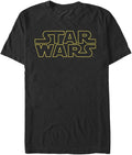 STAR WARS Big & Tall Lined Logo Men's Tops Short Sleeve Tee Shirt T-Shirt | Best Seller