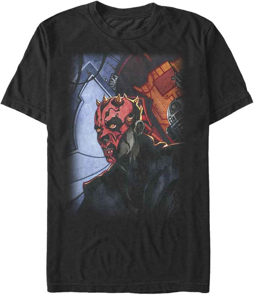 STAR WARS Big & Tall Maul Returns Men's Tops Short Sleeve Tee Shirt T-Shirt | US Viral Style