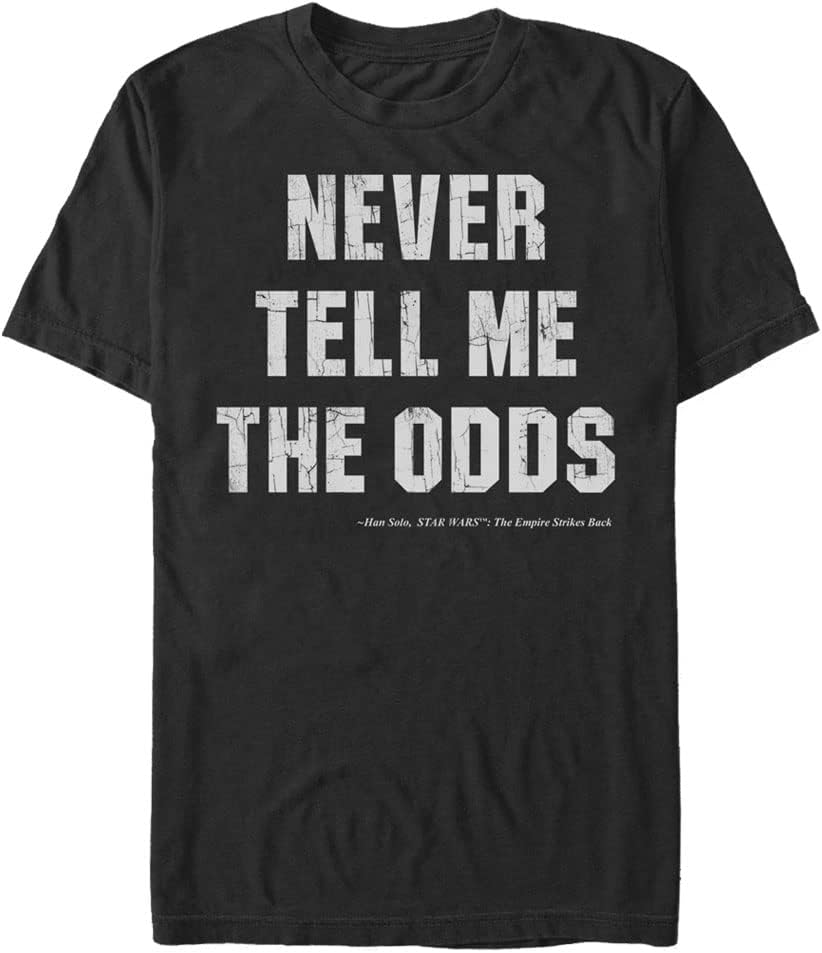STAR WARS Big & Tall Odds Men's Tops Short Sleeve Tee Shirt T-Shirt | Trending 2025