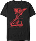 Marvel Big & Tall Widow Symbol Men's Tops Short Sleeve Tee Shirt, Black, 4X-Large T-Shirt | Best Seller