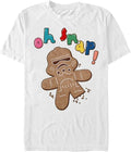 STAR WARS Big & Tall Storm Trooper Gingerbread Men's Tops Short Sleeve Tee Shirt T-Shirt | Trending 2025
