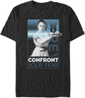 STAR WARS Rise of Skywalker Confront Fear Men's Tops Short Sleeve Tee Shirt T-Shirt | Aesthetic Streetwear