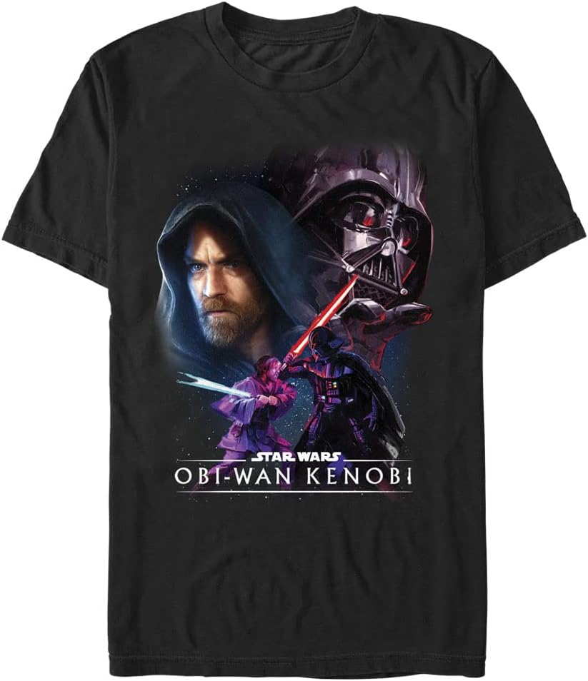 STAR WARS OBI Wan Big Face Off Mens Short Sleeve Tee Shirt T-Shirt | Trending 2025