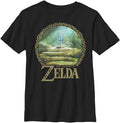 Nintendo Kids Korok Forest Boy's Solid Crew Tee T-Shirt | Aesthetic Streetwear