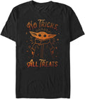 STAR WARS Big & Tall Mandalorian All Treats Men's Tops Short Sleeve Tee Shirt T-Shirt | Best Seller