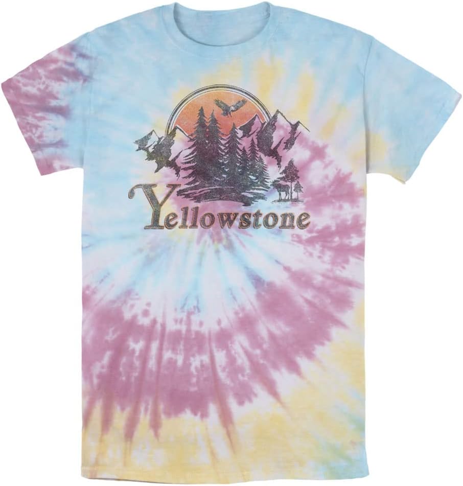 Fifth Sun Yellowstone Sun Young Men's Short Sleeve Tee Shirt T-Shirt | Trending 2025