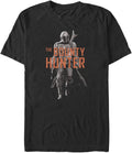 STAR WARS Mandalorian The Bounty Hunt Men's Tops Short Sleeve Tee Shirt T-Shirt | Best Seller
