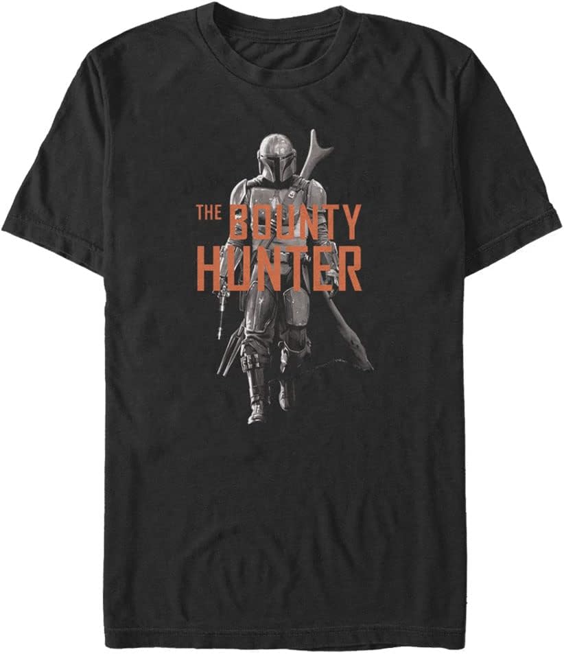 STAR WARS Mandalorian The Bounty Hunt Men's Tops Short Sleeve Tee Shirt T-Shirt | Best Seller