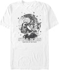 STAR WARS Big & Tall Darth Side Men's Tops Short Sleeve Tee Shirt T-Shirt | Aesthetic Streetwear
