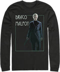 Harry Potter Warner Brothers Draco Father Men's Tops Long Sleeve Tee Shirt Black T-Shirt | Aesthetic Streetwear