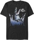 Jurassic Park Big & Tall Jurassic World Flipper Men's Short Sleeve Tee Shirt T-Shirt | Aesthetic Streetwear