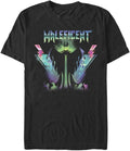 Disney Young Men's Mal Rock Solid Short Sleeve Apparel | US Viral Style