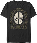 STAR WARS Mandalorian Mando Dad Helmet Men's Tops Short Sleeve Tee Shirt T-Shirt | Trending 2025