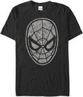 Marvel Big & Tall Classic Dark Floral Spidey Men's Tops Short Sleeve Tee Shirt T-Shirt | US Viral Style
