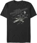STAR WARS Lazer Chase Men's Tops Short Sleeve Tee Shirt T-Shirt | Trending 2025