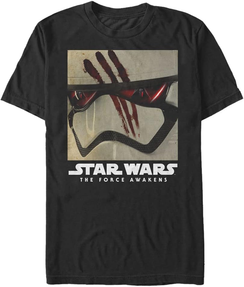 STAR WARS Big & Tall Force Awakens Blood Stains Men's Tops Short Sleeve Tee Shirt T-Shirt | Premium Quality