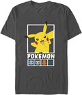 Pokemon Mens Squares Team Young Men's Short Sleeve Tee ShirtT-Shirt T-Shirt | Trending 2025