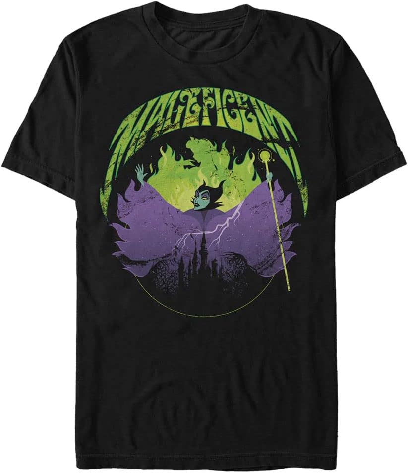 Disney Big & Tall Princesses Maleficent Rock Men's Tops Short Sleeve Tee Shirt T-Shirt | Trending 2025