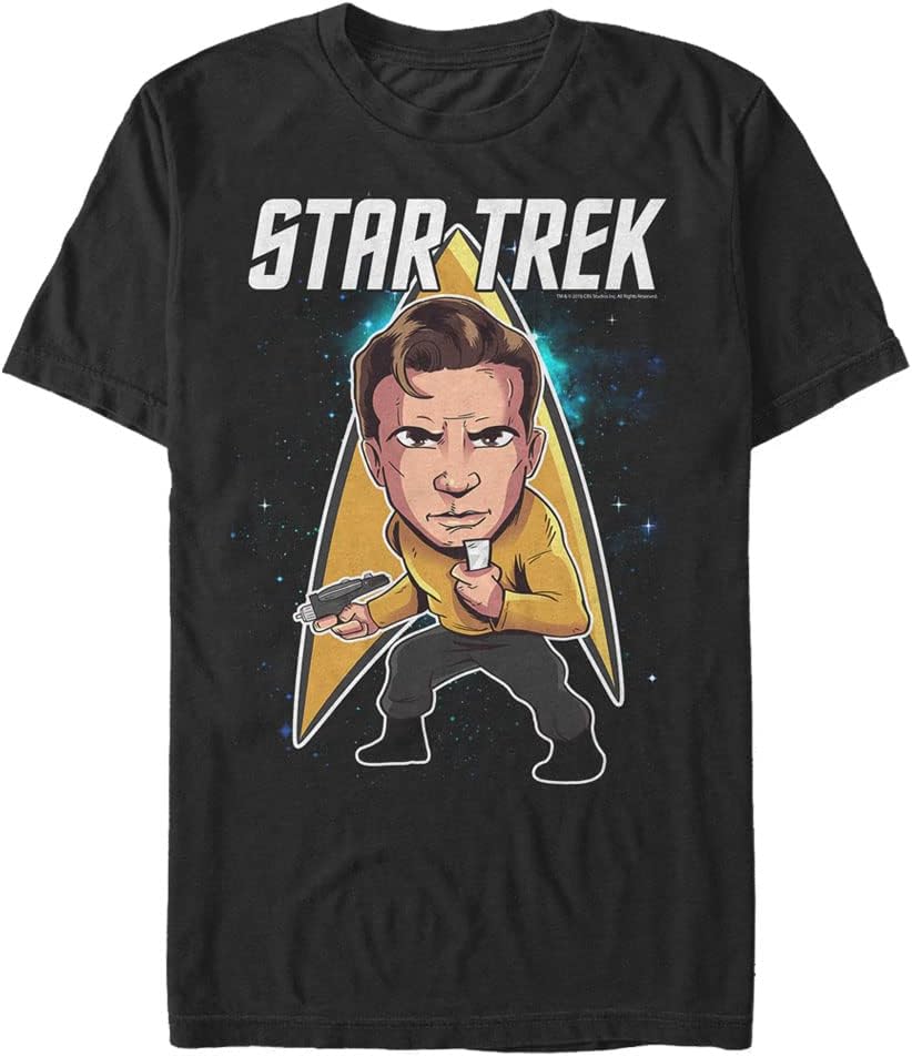 Star Trek Men's Chibi Kirk Apparel | Best Seller