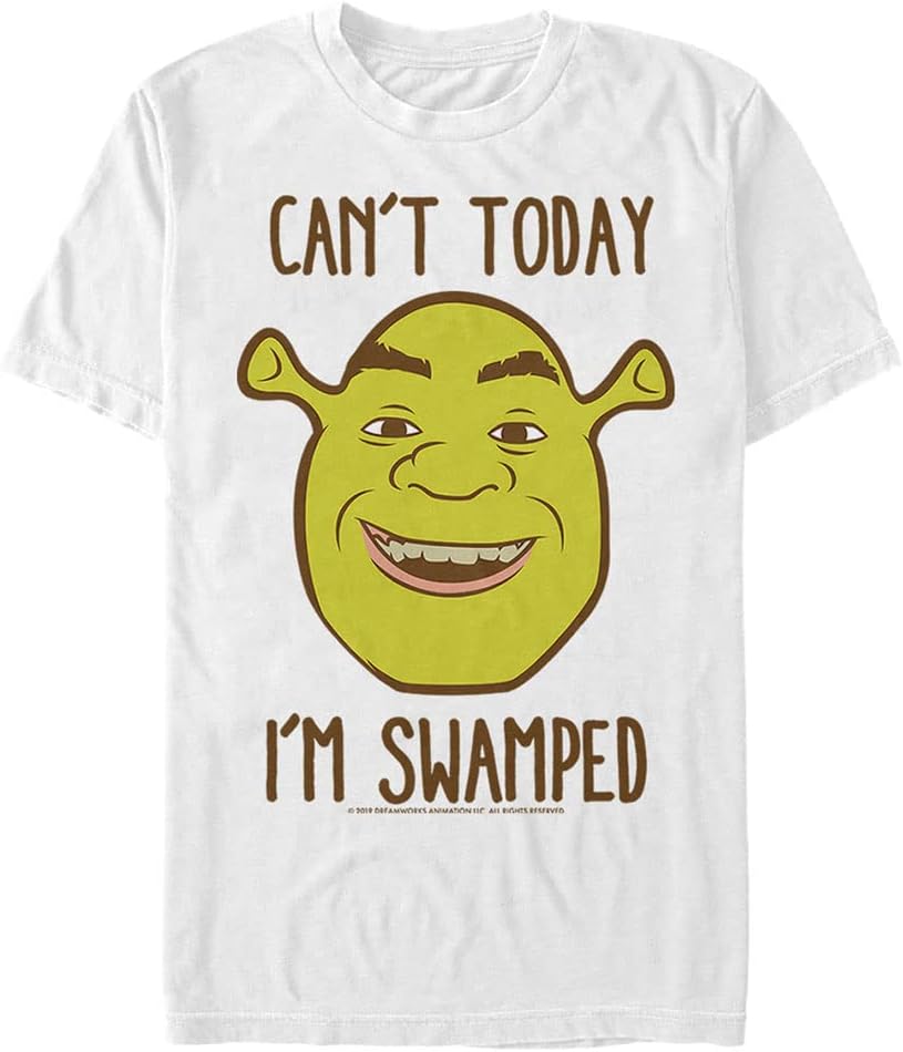 Fifth Sun Big & Tall Shrek FA Im Swamped Men's Tops Short Sleeve Tee Shirt T-Shirt | Best Seller