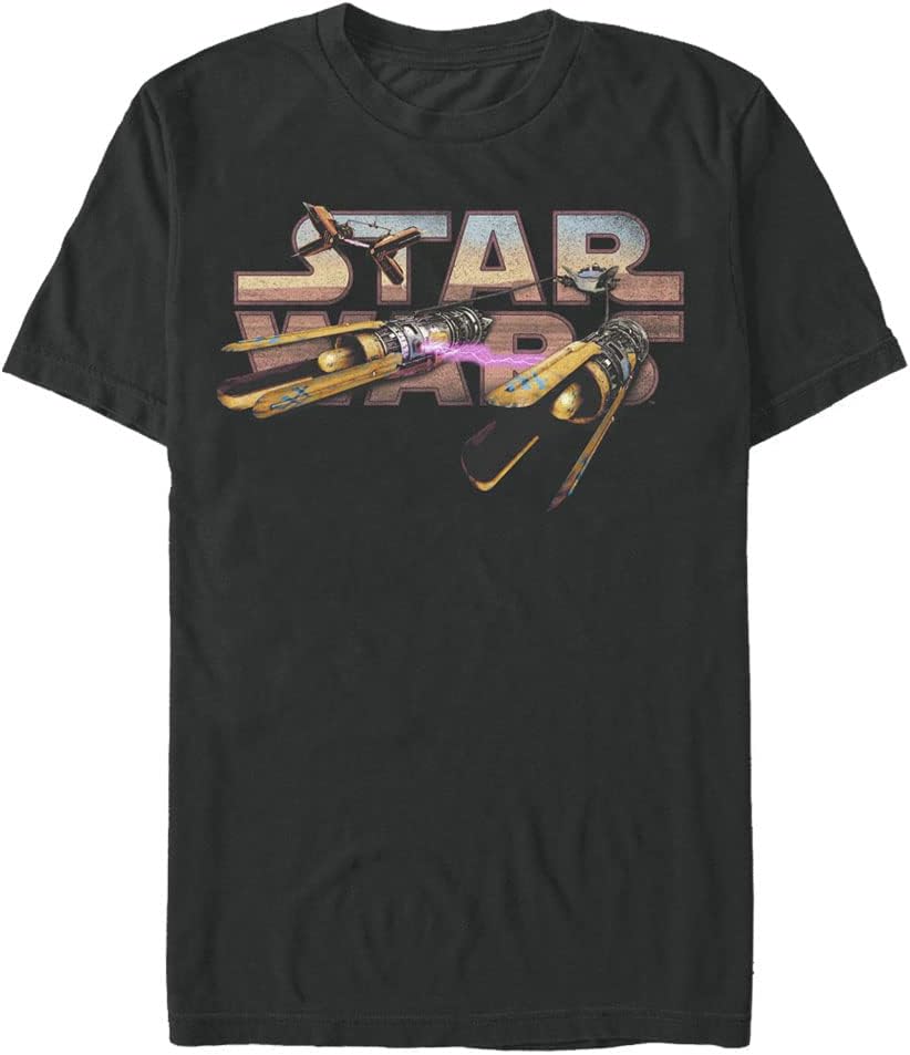 STAR WARS Pod Logo Men's Tops Short Sleeve Tee Shirt T-Shirt | Premium Quality