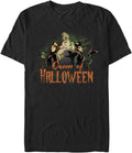 Disney Big & Tall Villains Queen of Halloween Men's Tops Short Sleeve Tee Shirt T-Shirt | Aesthetic Streetwear