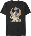 STAR WARS Big & Tall Rise of Skywalker The Good Fight Men's Tops Short Sleeve Tee Shirt T-Shirt | Premium Quality
