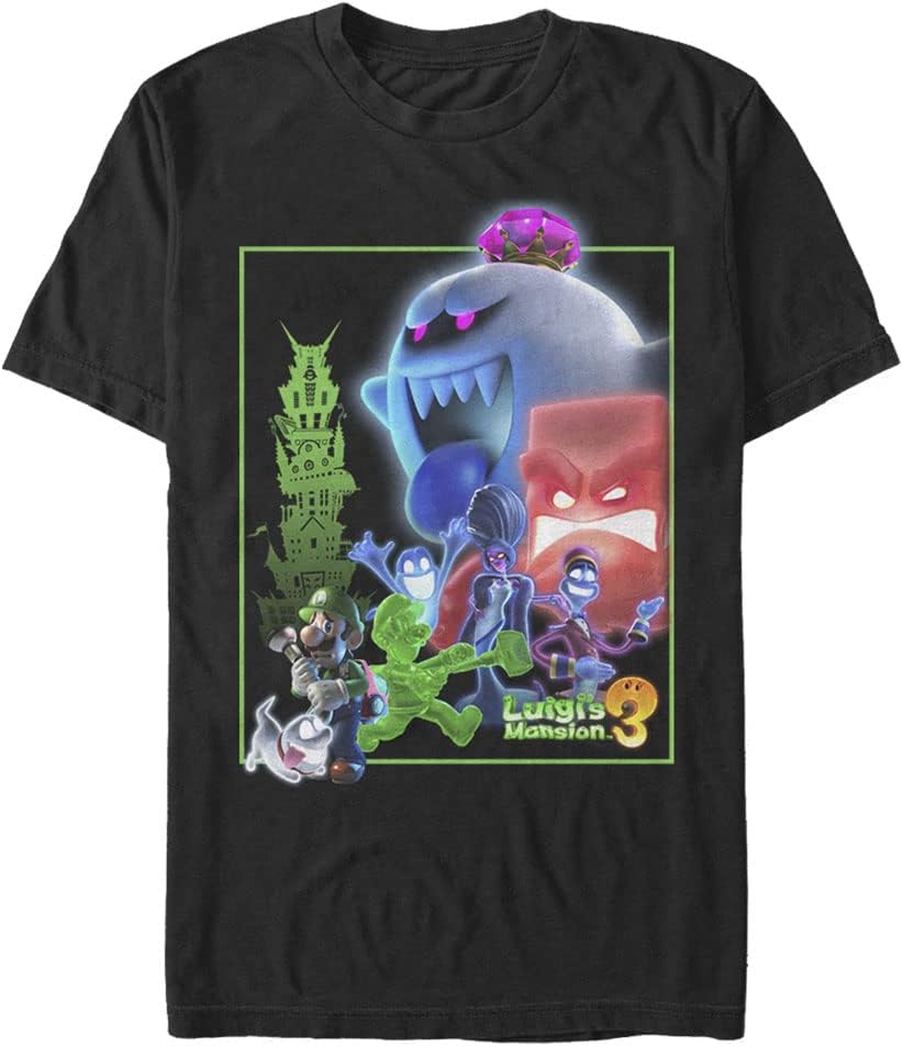 Nintendo Men's Mansion Mash-up Apparel | Aesthetic Streetwear
