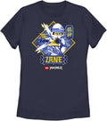 Fifth Sun Lego Ninjago Zane Badge Women's Short Sleeve Tee Shirt T-Shirt | Premium Quality