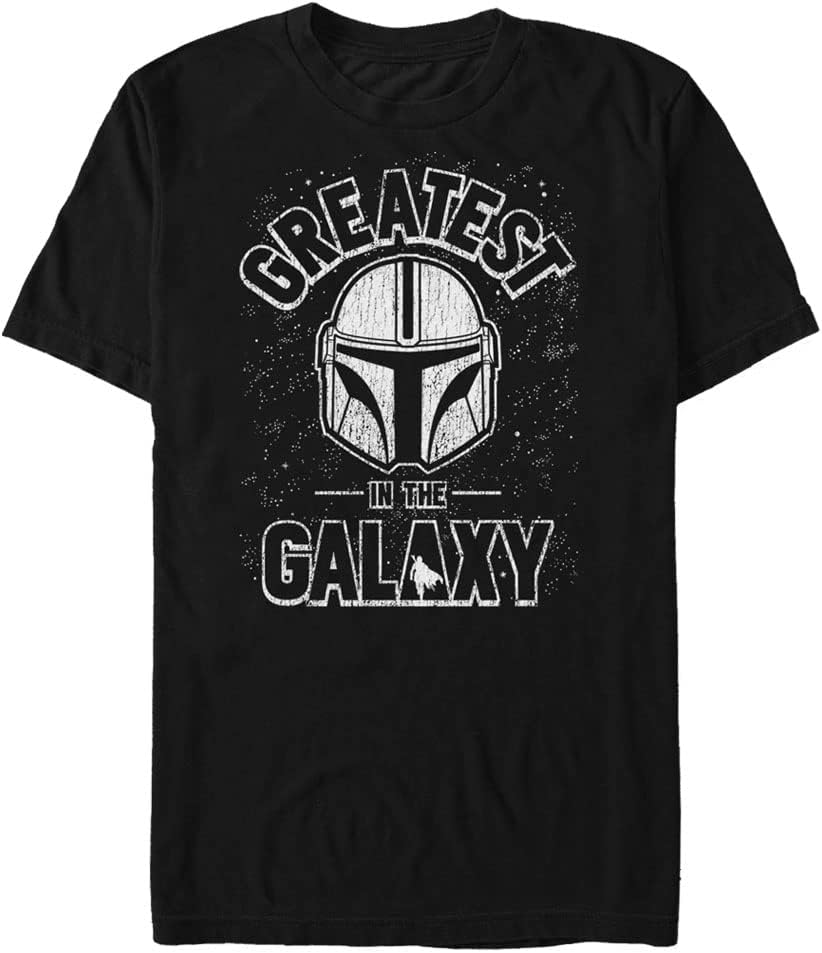STAR WARS Mandalorian Galaxy Best Dad Men's Tops Short Sleeve Tee Shirt T-Shirt | Trending 2025