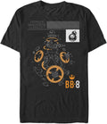 STAR WARS Last Jedi Basic Expansion Men's Tops Short Sleeve Tee Shirt T-Shirt | US Viral Style