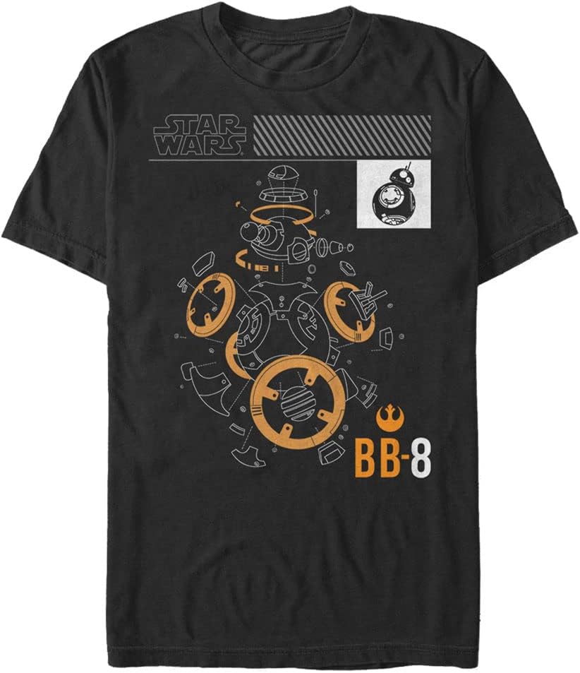 STAR WARS Last Jedi Basic Expansion Men's Tops Short Sleeve Tee Shirt T-Shirt | US Viral Style