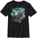 Fifth Sun Boys' Sloth Boombox Graphic Tee Shirt T-Shirt | Best Seller
