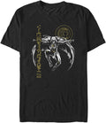 Marvel Big & Tall Moon Knight Gliph Lift Men's Tops Short Sleeve Tee Shirt T-Shirt | Aesthetic Streetwear