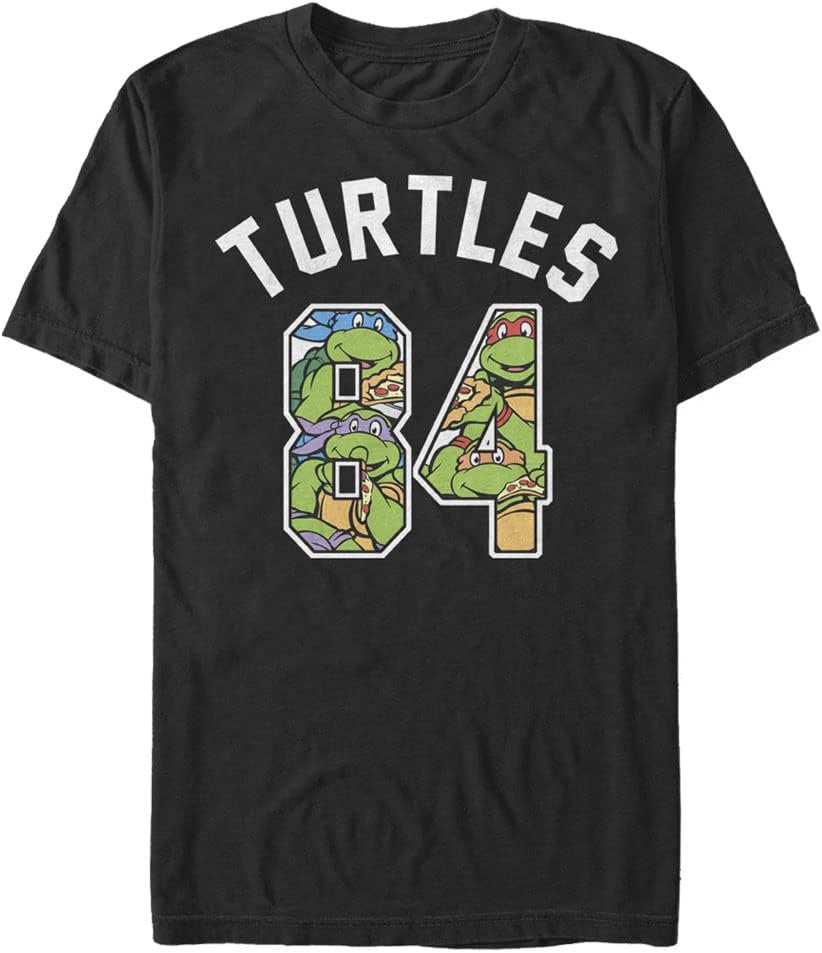 Nickelodeon Big & Tall Teenage Mutant Ninja Turtles 84 Men's Tops Short Sleeve Tee Shirt T-Shirt | US Viral Style