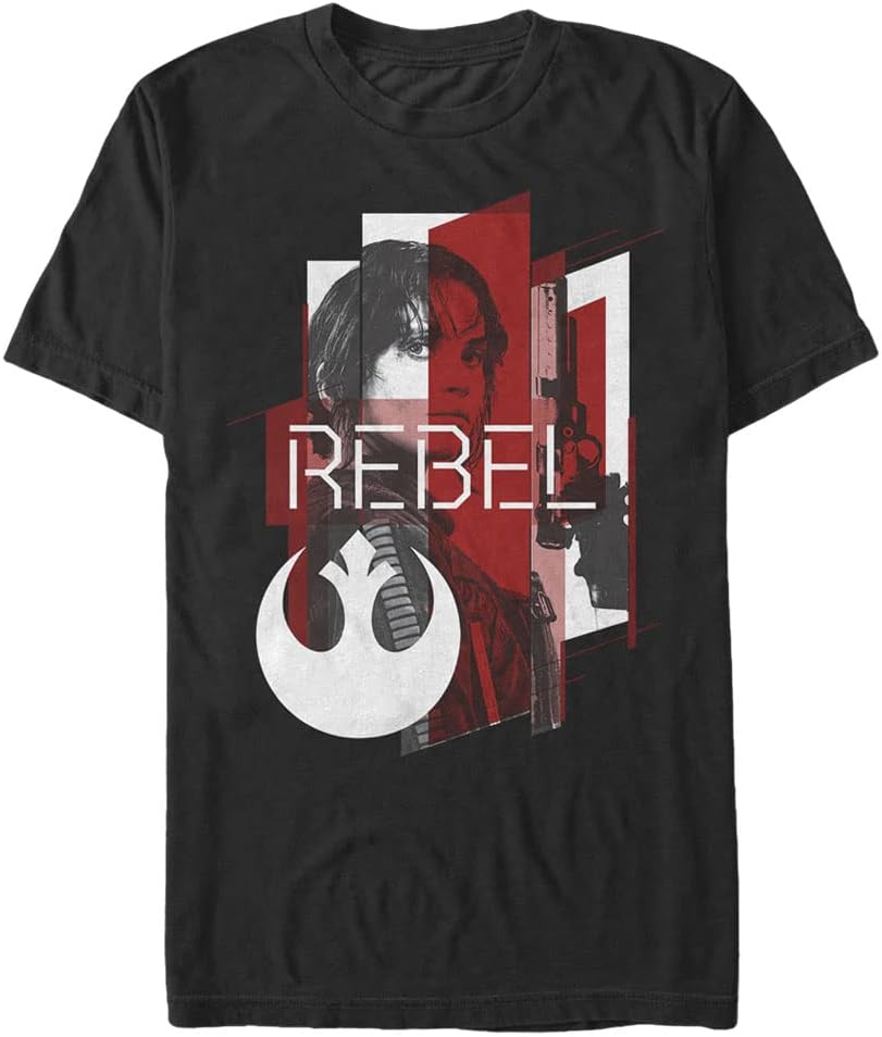 STAR WARS Big & Tall Rogue One Jyn in Red Men's Tops Short Sleeve Tee Shirt T-Shirt | Trending 2025