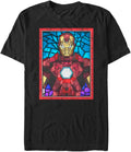 Marvel Big & Tall Classic Iron Man Mosaic Men's Tops Short Sleeve Tee Shirt T-Shirt | Premium Quality