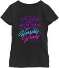 Netflix Kids Julie and The Phantoms No Bad Ideas Girls Short Sleeve Tee Shirt T-Shirt | Aesthetic Streetwear