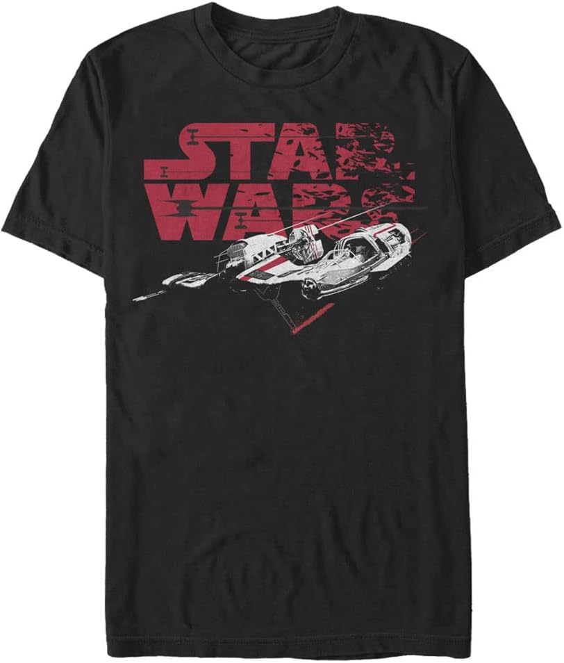 STAR WARS Mens The Last Jedi Accompanyment Men's Tops Short Sleeve Tee Shirt T-Shirt | Aesthetic Streetwear