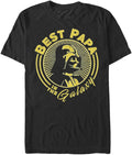 STAR WARS Papa Circle Men's Tops Short Sleeve Tee Shirt T-Shirt | Best Seller