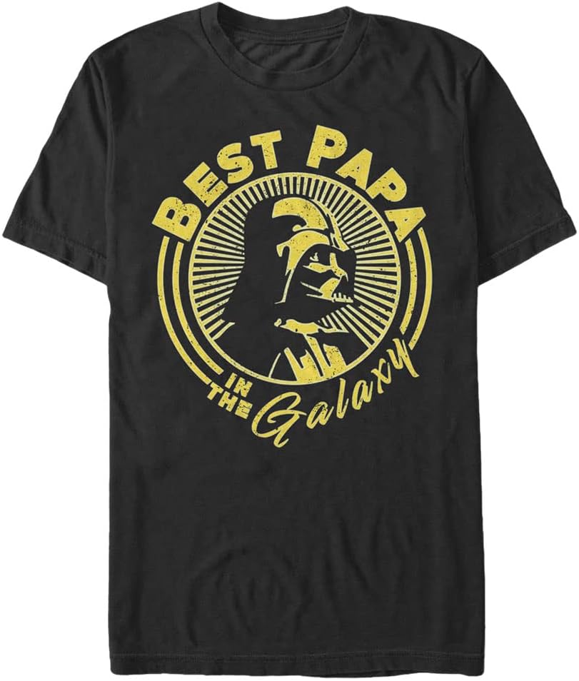STAR WARS Papa Circle Men's Tops Short Sleeve Tee Shirt T-Shirt | Best Seller