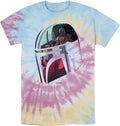 STAR WARS Mandalorian Helmet Explanation Young Men's Short Sleeve Tee Shirt T-Shirt | Premium Quality
