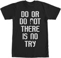 Star Wars Men's Do or Do Not There Is No Try Apparel | Best Seller