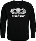 Rapiddominance Graphic Crewneck, Airborne, Black, XL Apparel | Aesthetic Streetwear